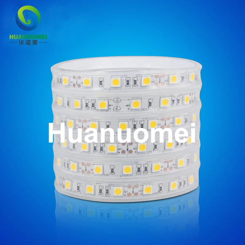 

LED strip 5050 SMD 12V flexible light 60LED/m,5m 300LED,White,White warm,Blue,Green,Red,Yellow;RGB;Waterproof silicon tube IP67