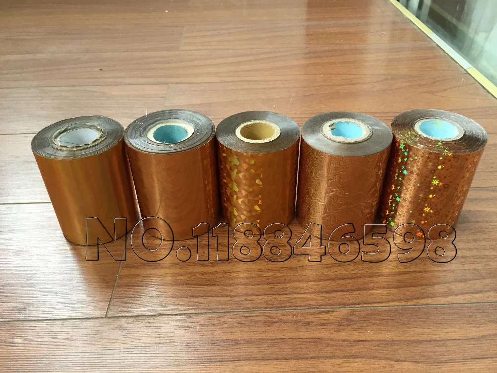 Hot Paper High Quality Gold Color 800mmx120M Heat Stamping Foil Film