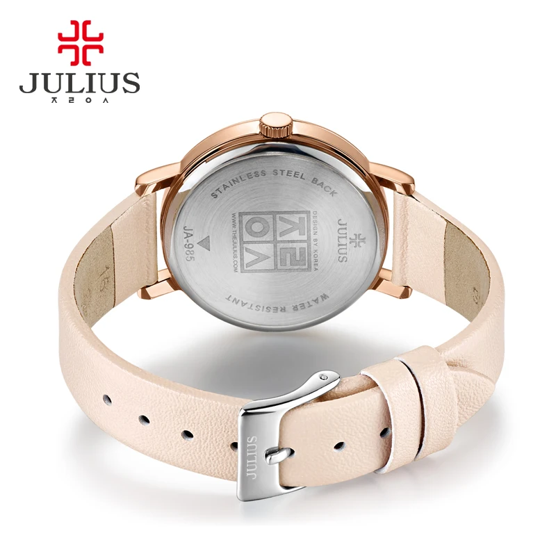 2018 Summer New Creative Women Quartz Wrist Watch Julius Montre Femme Genuine Clock Hour Japan 2035 Movement Casual Watch JA-985