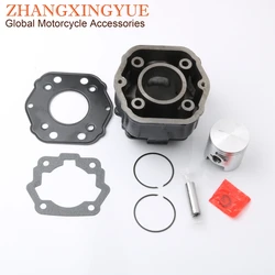 70cc Big Bore Cylinder Kit & 47mm Piston Kit & Cylinder Gasket for Derbi Senda R DRD 50 Enduro SM Enduro EBS0 Senda 50cc Euro2