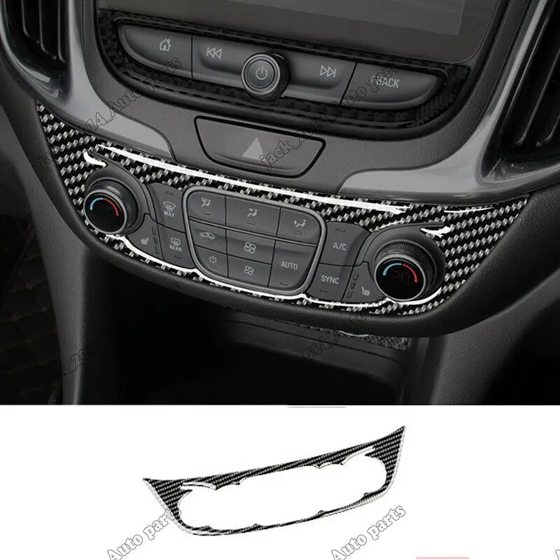 

Real Carbon Fiber Air Condition Adjust Panel Trim For Chevrolet Equinox 2017-2018