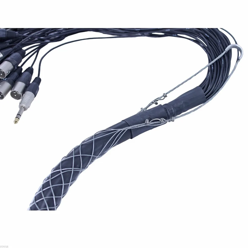 100ft foot feet 32x8 40 channel pro audio stage snake 1/4TRS xlr male returns xlr 24ch PA