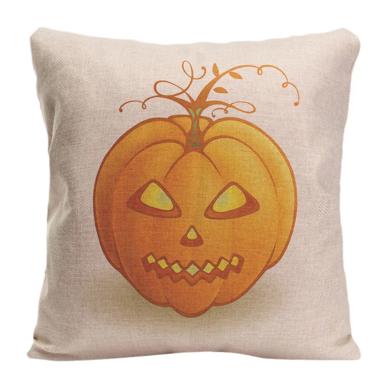 

Cotton Linen Pumpkin Light Throw Pillow Case Decorative Cushion Cover Pillowcase Customize Gift By Lvsure For Car Sofa Seat