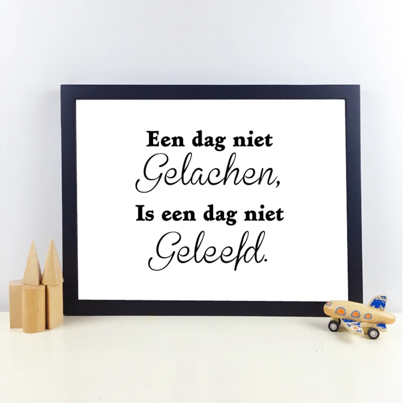 Dutch Version House Rules Wall Art Canvas Prints Home Decor , Dutch Canvas Painting Wall Picture Nederlands Home Room Decoration