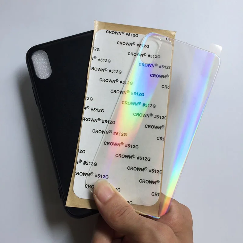 UV Laser Printing Aurora Glitter Blank TPU Case Cover For iPhone 16 15 14 11 12 13 Pro Max 6s 6 7 8 Plus X Xs Xr XS Max 10pcs