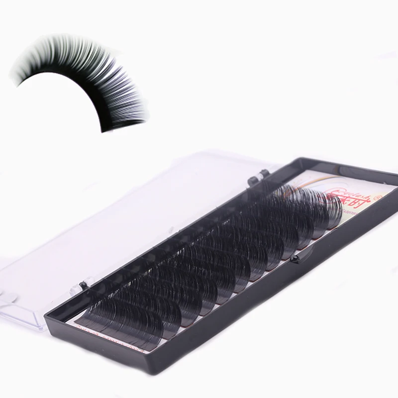 

10 Trays/Lot Eyelash Extension 3D Individual Lashes Soft Korea Silk Mink Lashes False Eye Lashes Free Shipping