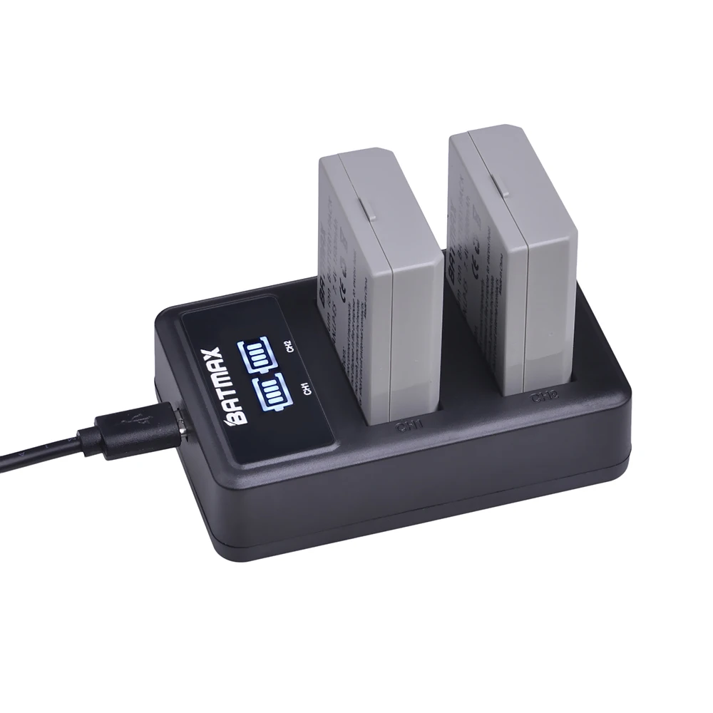 2 chiếc 1500mAh LPE5 LP-E5 LP E5 Pin + Tặng ĐÈN LED USB Sạc Đôi cho Máy ẢNH Canon EOS REBEL XS, phiến quân T1i, REBEL XSi, 1000D, 500D, 450D, Ki