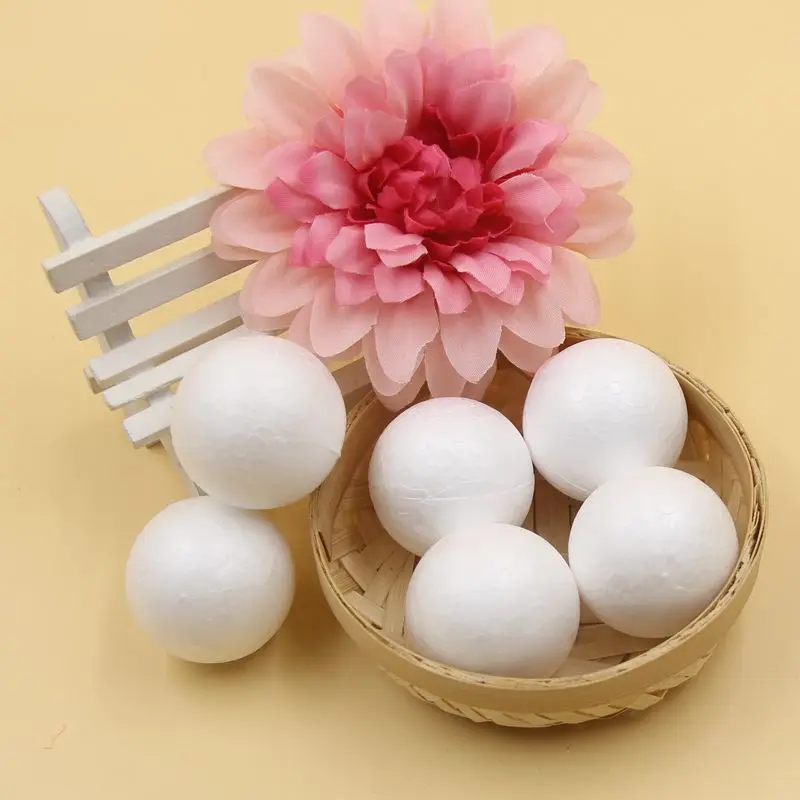 Multi Style DIY White Heart/Snowflake/Tree Ornaments Modelling Polystyrene Styrofoam Foam Ball Wedding Christmas Party Decor