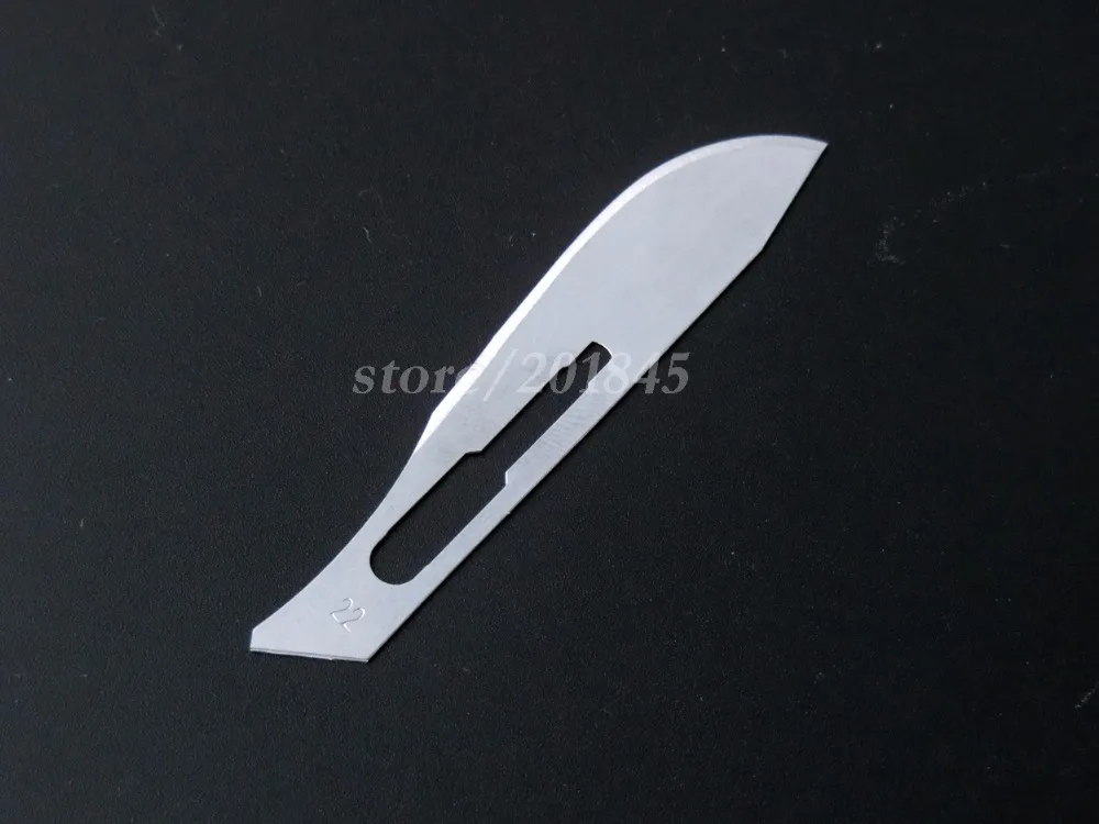 20Pcs/Pack 22# Surgical Knives Blades For 22 # Scalpel Use Carbon Steel To Replace Carving Live Tissue Blade