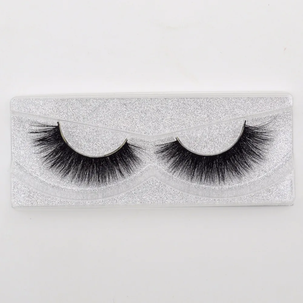 Visofree False eye lashes handmade Black Thick Soft natural sexy Extension for Beauty Makeup Giltter Packing 3D Mink Lashes A08