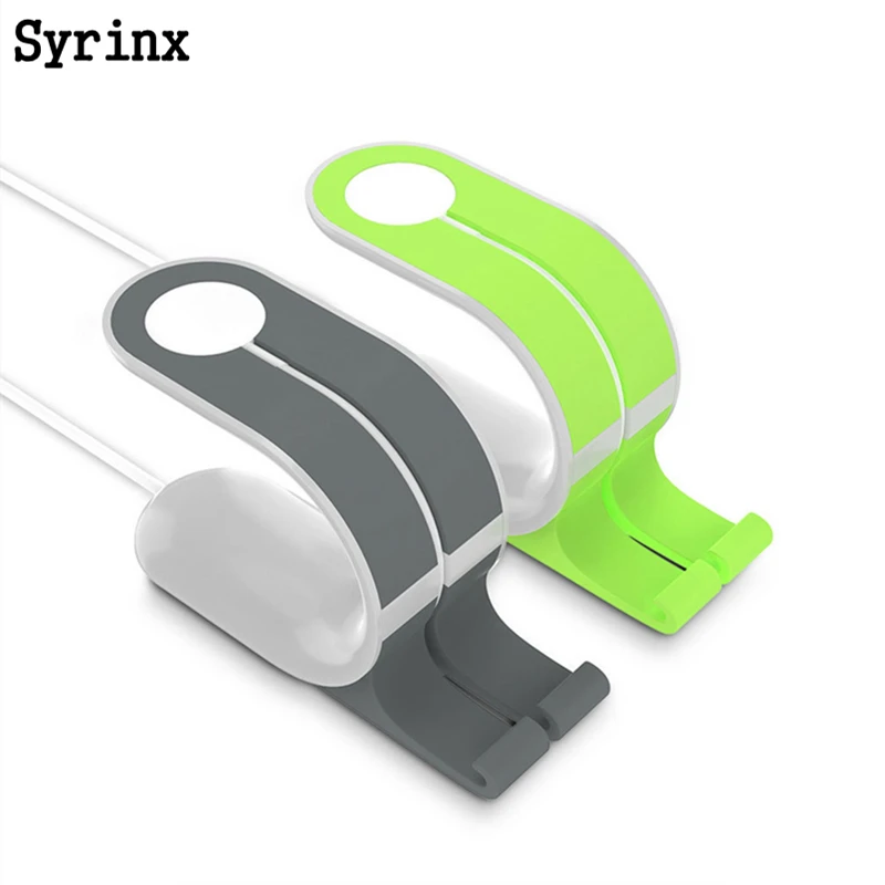 Syrinx 2 in 1 Charging Dock Stand Docking Station Charger Holder For Apple Watch for iPhone X XR XS Mobile Phone Tablet Support