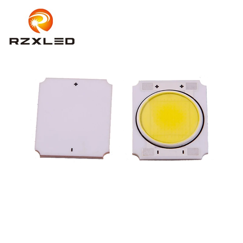 

72PCS/LOT Ceramic Substrate 10W White6000K COB LED 24V Chip Emitting Diode rectangle size:22*19*1.5MM diameter size:16mm