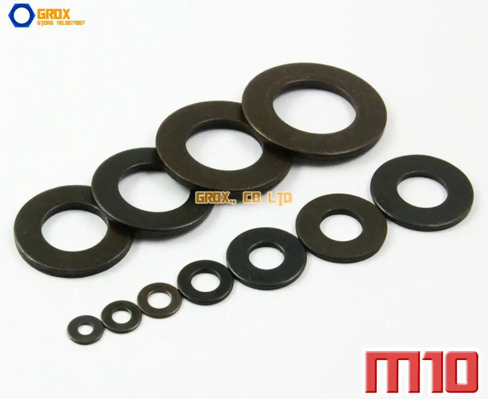 

50 Pieces M10 Flat Washer 8.8 Grade Alloy Steel