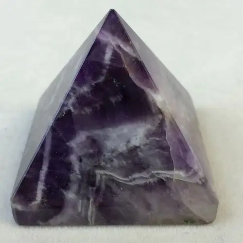 Natural dream amethyst quartz Crystal Pyramid point Healing Random  1pc