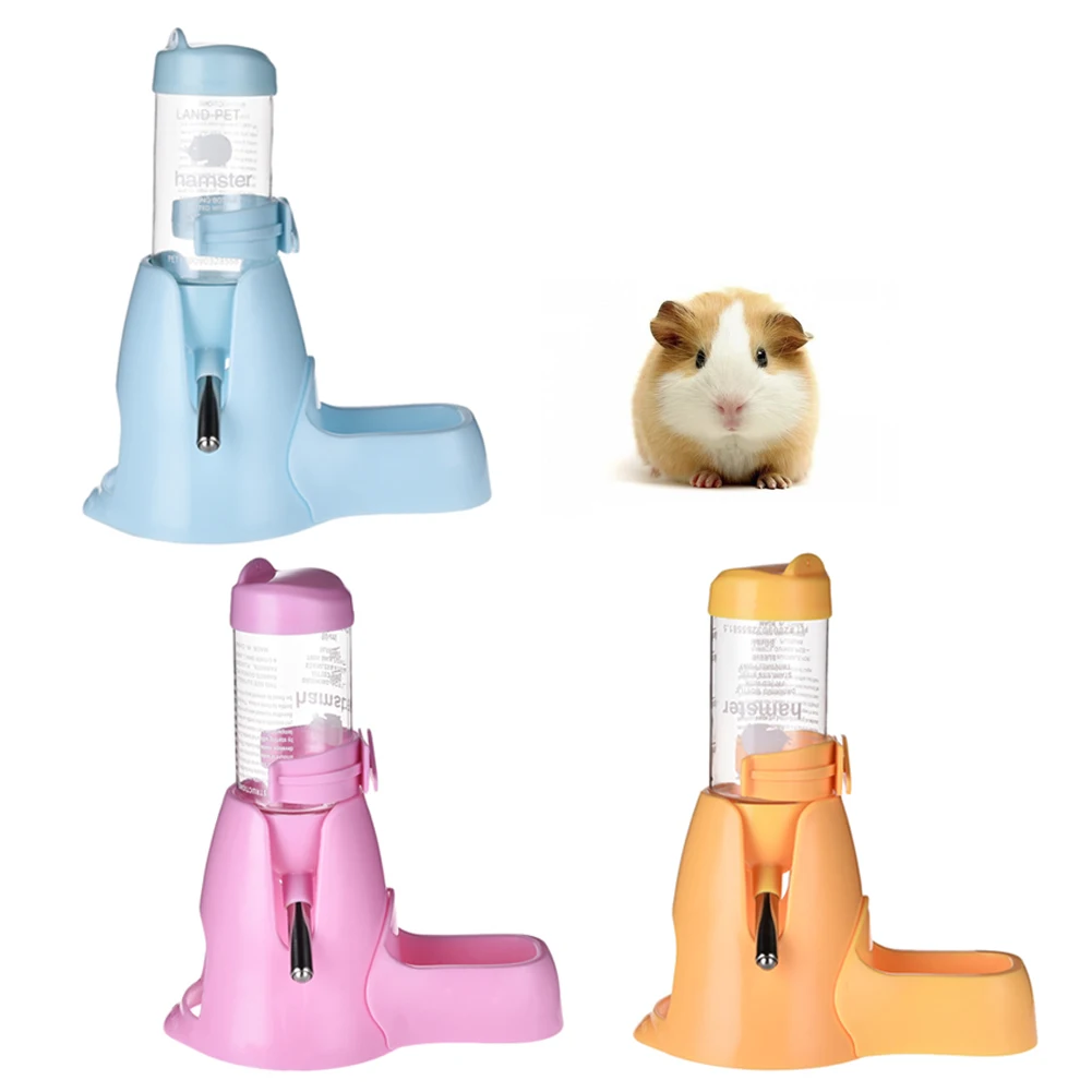 Hot Pet Hamster Feeder Portable Water Feeding Bottle Cage Hanging Guinea Pig Squirrel Rabbit Hamster Water Drinking Dispenser