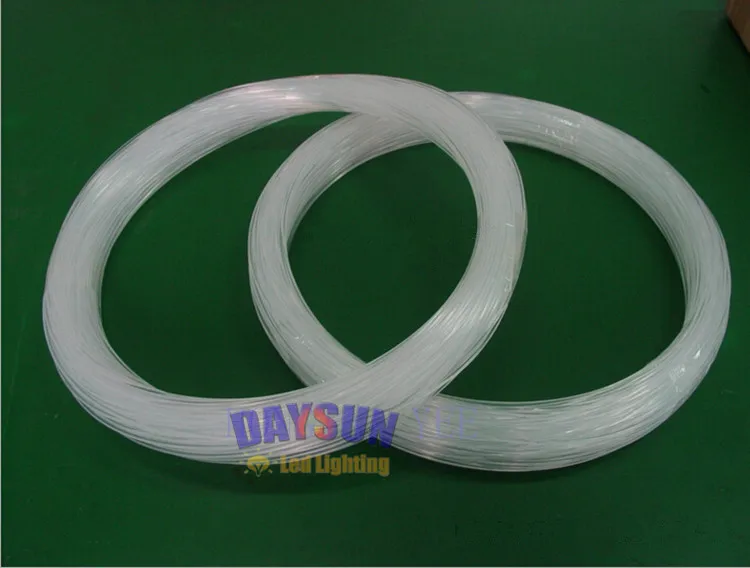 Free Shipping Led Fibers PMMA Plastic Optical Fiber for All Kind of Led Light Engine 50pcs * Dia 1.0mm * Each Piece 2m