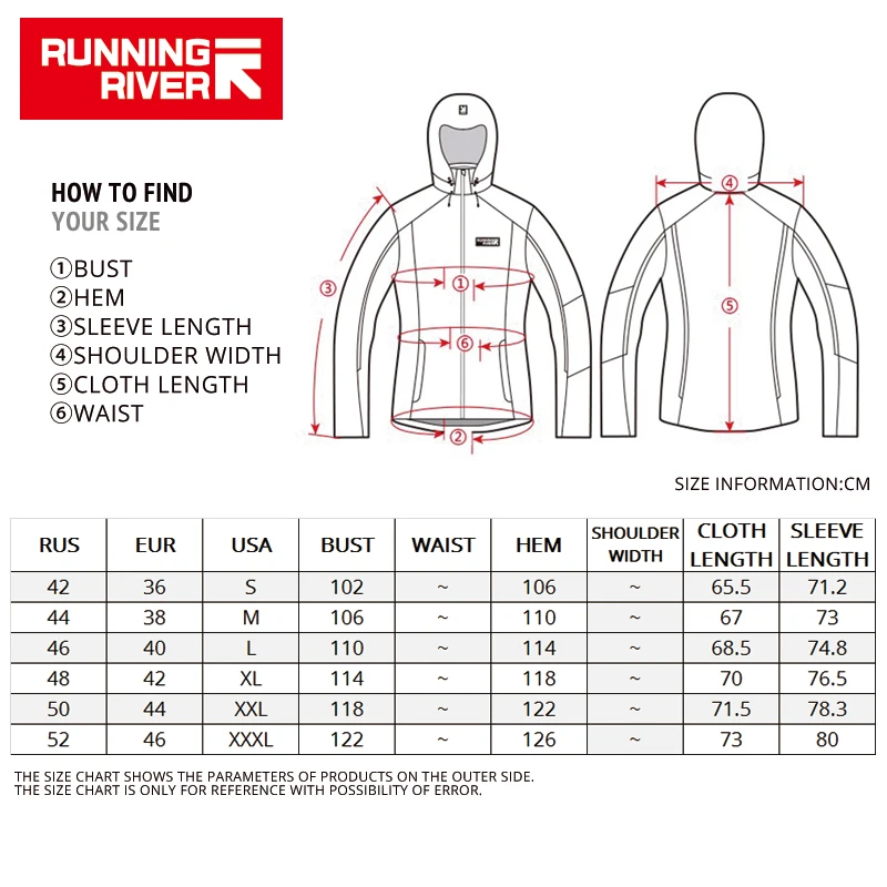 RUNNING RIVER Brand High Quality Women Sports Jacket 4 Colors 6 Sizes Winter Warm Ski Jacket For Woman Outdoor Clothing #A5020