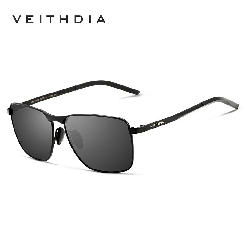 VEITHDIA Merk mannen Vintage Sport Zonnebril Gepolariseerde UV400 Lens Brillen Accessoires Mannelijke Outdoor Zonnebril Voor Vrouwen V2462