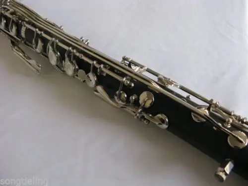 Nice bass clarinet Bb keys ebonited body, Nickel plated,great tone AC-132