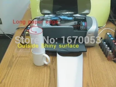 20PCS A4 size blank DIY heat transfer sublimation paper, mug/plastic/T-shirts, EPSON inkjet printer available