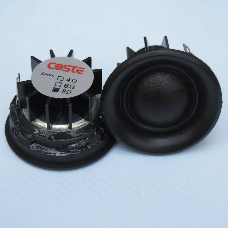 2 ชิ้น/ล็อต Novacre 1.5 นิ้ว HiFi sill soft Dome ลำโพงทวีตเตอร์หน่วยขนาด 6Ohm และ 8Ohm สำหรับเลือก