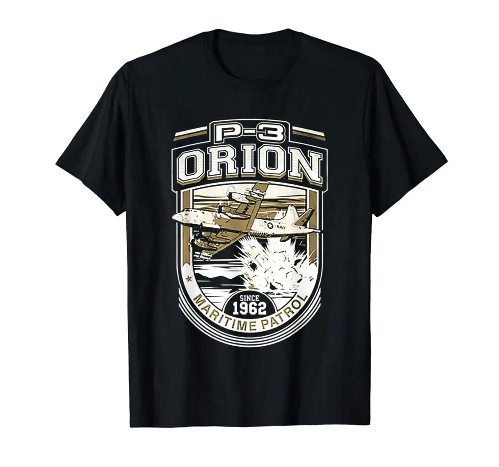 P-3 Orion - Maritime Patrol Since 1962 T Shirt New Brand-Clothing Fashion Hip-Hop Simple Splicing Tee Tops Printed T-Shirts