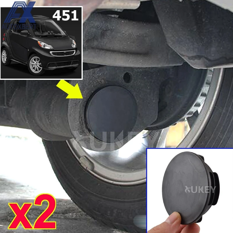 AX Anti Water For Benz Smart W 451 Fortwo Forfour 2008-2014 Car Rear Tail Pipe Exhaust Tip Cover Caps Key Protective Covers Case