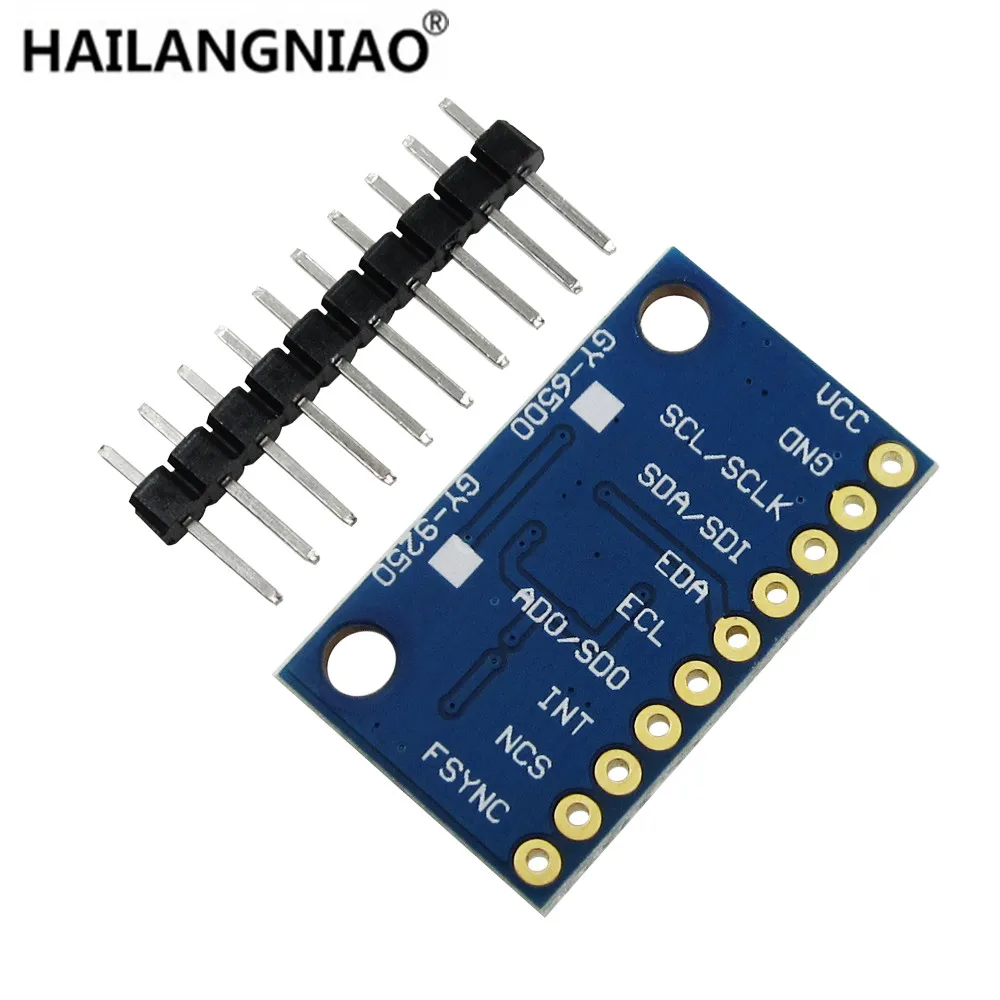 5pcs SPI/IIC GY-9250 MPU 9250 MPU-9250 9-Axis Attitude +Gyro+Accelerator+Magnetometer Sensor Module MPU9250