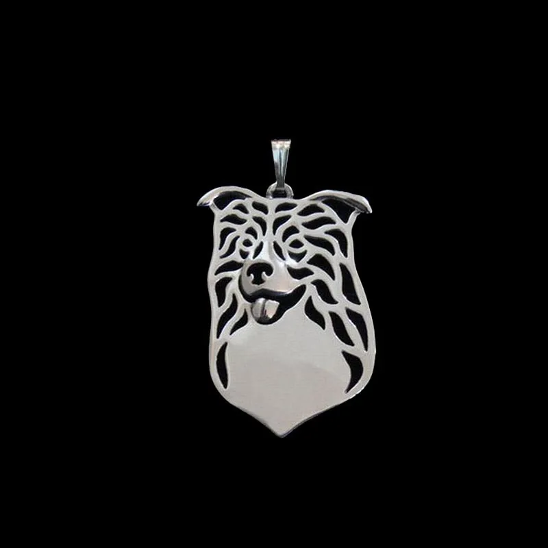 Fashion Metal Alloy Pet Pendants Jewelry Border Collie Pendants