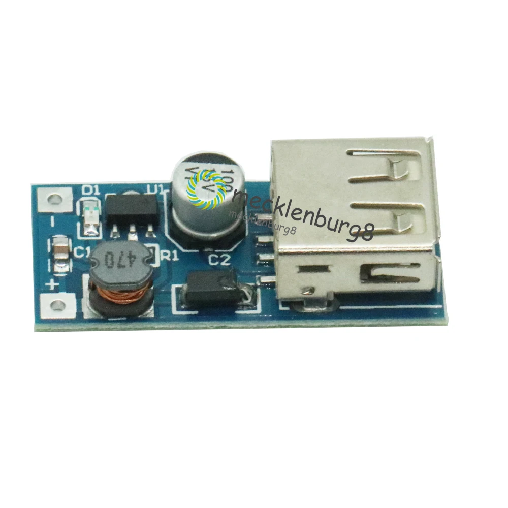 Step USB Boost Power Module 0.9V-5V to 5V 600mA PFM Control Mini Mobile Power Amplifier Module