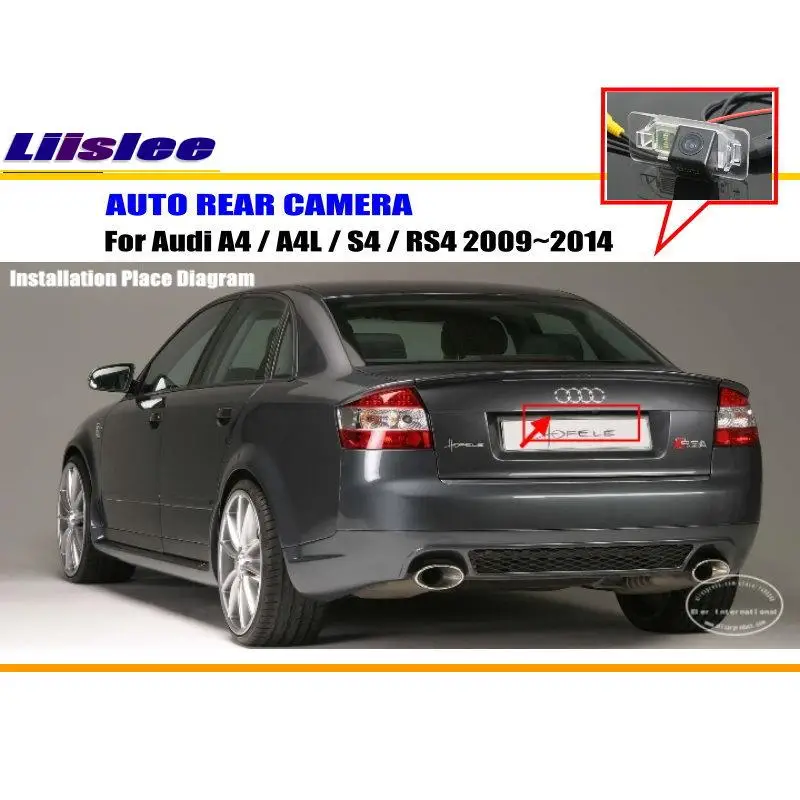 

For Audi A4 A4L S4 RS4 2009-2014 Car Rearview Rear View Camera Vehicle Parking Back AUTO HD CCD CAM Accessories Kit