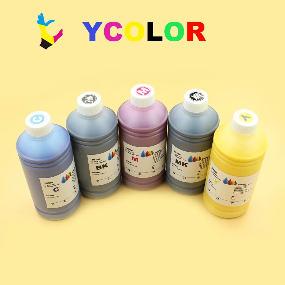 

6*1000ML Waterproof Pigment ink for Canon PFI 107 cartridge for Canon IPF 680 685 770 780 785 printer