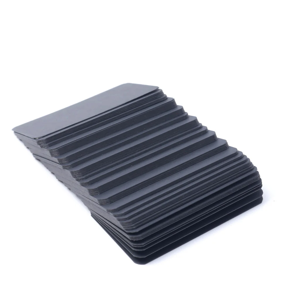 100pcs Paper Word Cards Blank Rounded Corner Message Card Boxed Student Diy Graffiti Postcard Word Card Creative Stationery