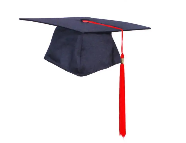 School Graduation Party Tassels Cap Mortarboard University Bachelors Master Doctor Academic Hat 50PCS SN1916