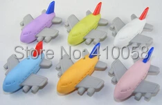 Modern aeroplane eraser/air plane eraser,hot promotion eraser set  / school children eraser set  MOQ 30 pieces