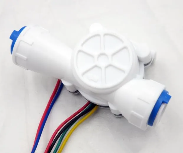 TDS & NTC Water Flow Sensor Temperature Conductivity Sensor Hall Flow Sensor Meter 6 Wires