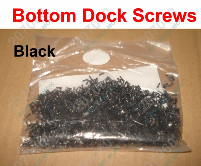 Original Black Color Bottom Dock Screws 5 Point Star Pentalobe Screw for iPhone 5 iPhone 5S 2000pcs/lot DHL shipping