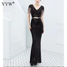 Luxury Sequin Mermaid Evening Dress #6