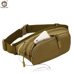 Unisex Waterproof Nylon Running bag Waist Pack Tactical Fanny Pack Military Wallet Belt Chest Bag Sport Shoulder Messenger Bag