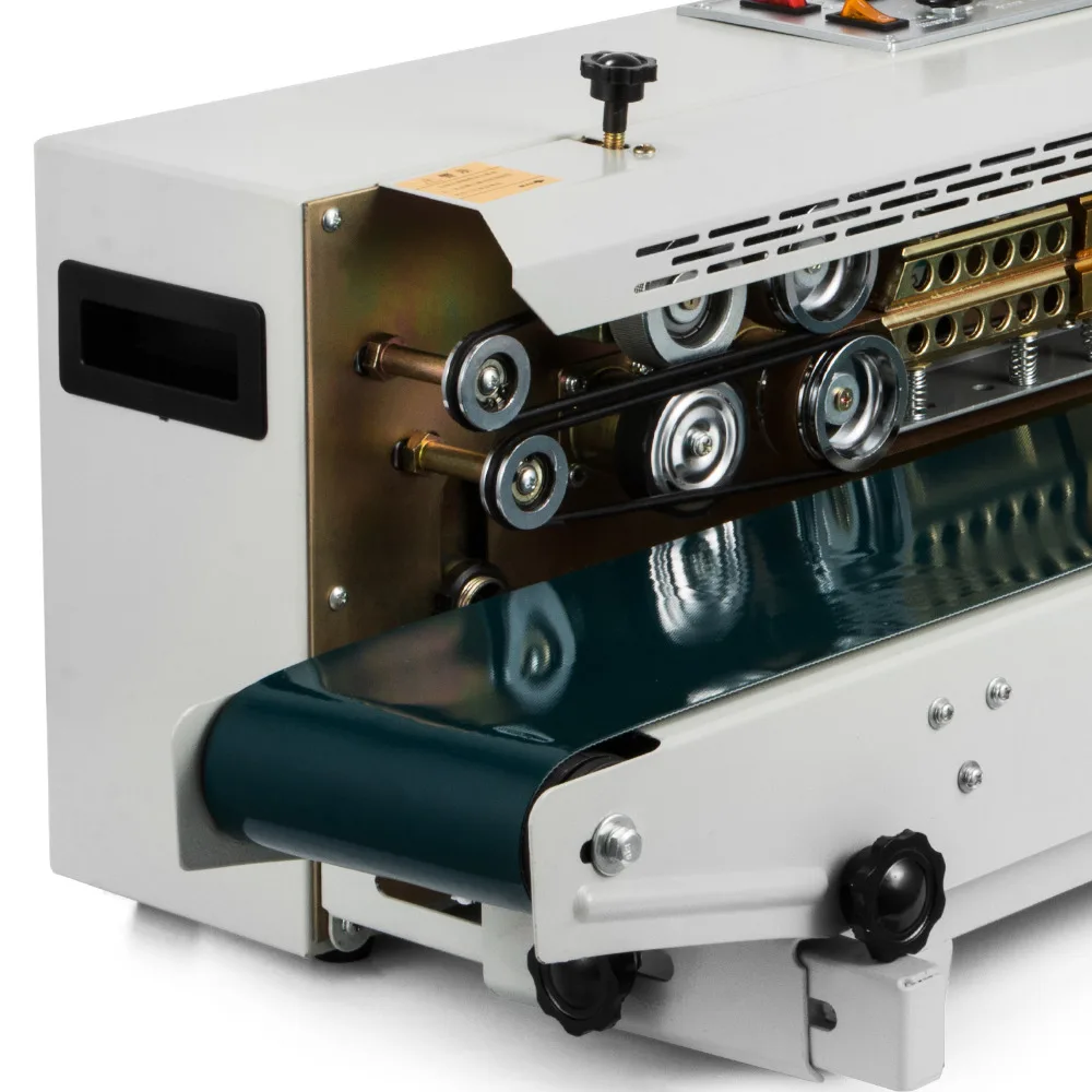 FR900 Horizontal Automatic Sealing Machine 500W Continuous Band Sealer Bag Sealing Machine