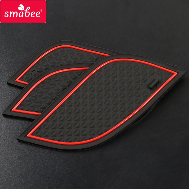 Smabee Gate Slot Mat For Hyundai Tucson 2019 2020 Anti-Slip Mat Interior Door Pad Cup Holders Non-Slip Mats Car Sticker 17pcs