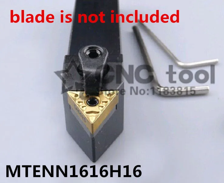 MTENN1616H16 Turning Tool Holder,CNC tool holder, External turning tools,M Clapming Lathe cutting tool for TNMG160404/08 Insert