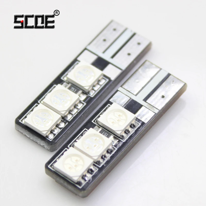 For hyundai Getz Grandeur i30cw i40cw i800 Bus iLoad Box SCOE New 2X6SMD 5050LED License Plate Light Bulb Source Car Styling