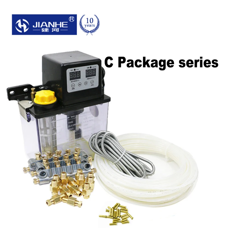 

DCR- 50/2C Full set central lubrication system with 13 Lubrication point 2L Automatic Lubrication Pump For CNC Machine