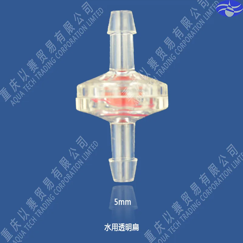 

GPPS Plastic Check Valves Clear for Aquarium 100 pieces per lot Used for water Hose pipe check valves