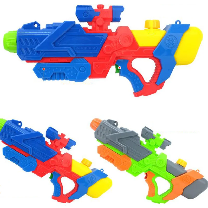 Brinquedo de pistola de água das crianças jogar água à deriva arma de água brinquedos de praia puxar tipo adulto grande gama de brinquedos de piscina de verão distante