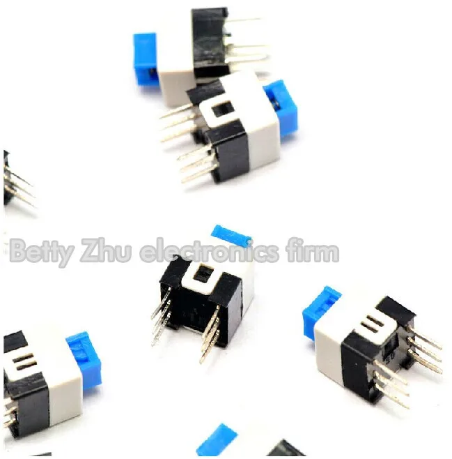 

1000PCS/LOT 7 * 7MM flat head no lock switch double / 6 feet not lockable