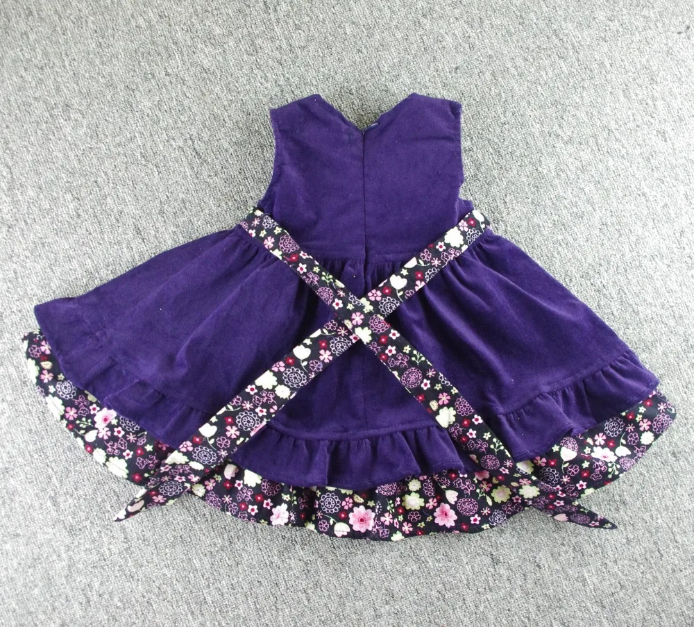 1-5T 100% Cotton Baby Toddler Kids Dresses For Girls Vestido De Festa Infantil Christmas Party Princess Tutu children clothing