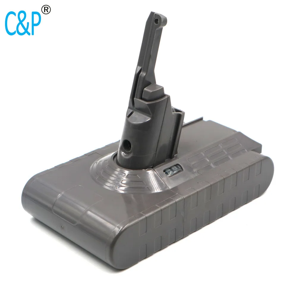 C & P New 3000MAh 21.6Vชาร์จLi-IonสำหรับDyson Absolute & V8สัตว์เครื่องดูดฝุ่นสัตว์967834-02 64.8Wh 21.6V