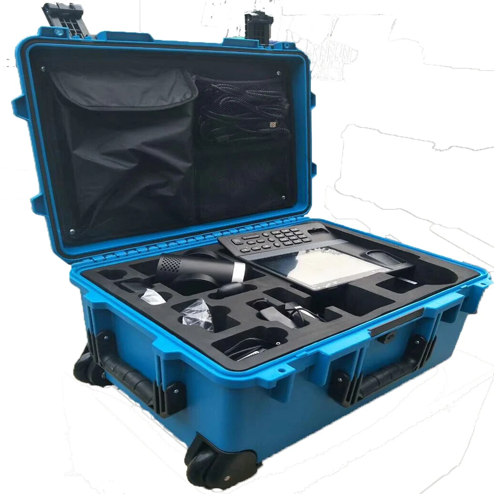 Tricases fábrica de plástico duro grande mala trole ferramenta caso com espuma personalizada m2950